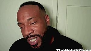 Surprised Melanie Muse, Thick Lightskinned Newbie, Meets Monster Jovan Jordan BBC