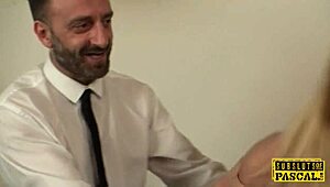 oh man, this highheeled british chick gettin banged so rough!