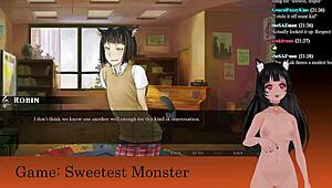 vtuber lewdneko plays sweetest monster part 2