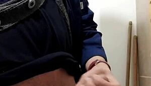 Masturbating To Huge Cumshot Again!