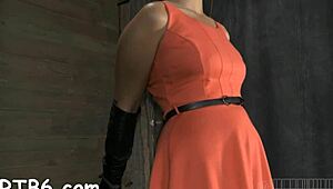 Naked Leather Pet Has Slave Mask Removed For Cock Sucking And Cunt Fucking