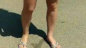 flashing my bare pussy on the highway, wanna see more? 😜 gotta love this thrill outdoors