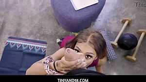 Jeni Angel's unique training method for a well-endowed client