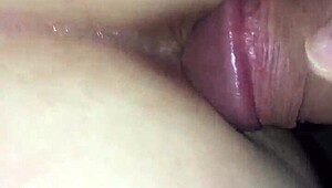 Hey, watch me get that tight anal creampie in this homemade vid, you won't believe the mess!