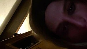 Tranny sucking big cock in amateur group scene