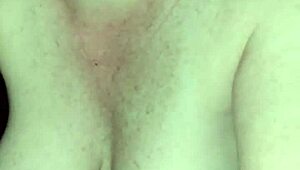 Wife explores toys in solo play