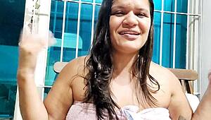 Gozando para caio meu amante virtual em realidade latina