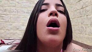 smoking while worshiping my body and gold heels