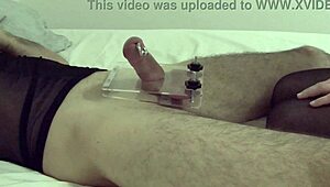 Hey, mistress gives kink handjob with happy ending