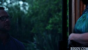 jessie andrews sucking hard in wild teen threesome wow