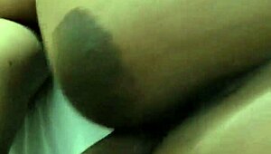 Night at the hotel with ebony creampie and monster cock