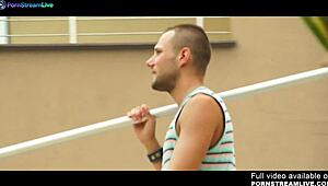 Only3x psl brings you cute teen ayline brown with their pool guy.