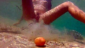 Beach adventure with sexy babe's natural tits! 🏖️