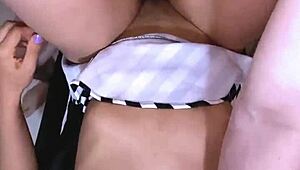 The 18-Year-Old Student In Uniform Impressed Her Teacher With Her Skills And Invited Him Home For More