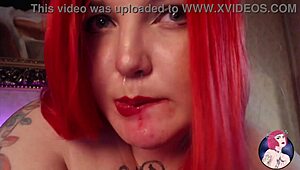 Cute European girl gives a sloppy blowjob in this fetish video