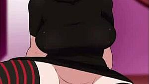 fhbquickie halloween mavis dracula in hotel room