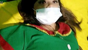 sexy zorra dresses as beautiful female elf and shows ass after jungle fuck