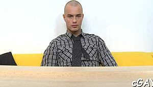 Nasty gay blowjob turns sensual bareback