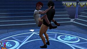 Harry Fucker: Group Lesbian And Gay Threesome With Oral And Cock!