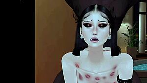 Goth Slut Experiences Monster BBC for First Time