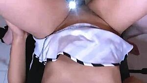 The 18-Year-Old Student In Uniform Impressed Her Teacher With Her Skills And Invited Him Home For More