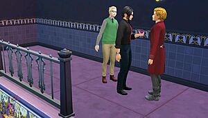 Harry Fucker: Group Lesbian And Gay Threesome With Oral And Cock!