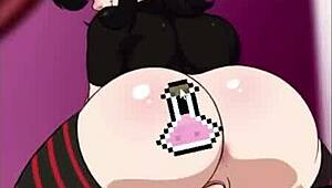 fhbquickie halloween mavis dracula in hotel room