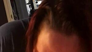 Super Sloppy Blowjob! Messy Cumshot On Redhead BBW Viviandimondbbw