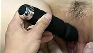 Wife squirts from vibrator