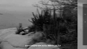 Gaby, the young teen, engages in intense sex with a big cock in reality scene