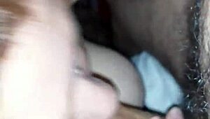 Intense deepthroat blowjob from my gordibuena girlfriend, sucking cock hard.