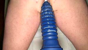 Two Michelin Dildos Pound Deep and Hard in My Ass