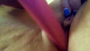 Toying clips showing my creamy wet cunt dripping with excitement while using a dildo. My solo masturbation leaves a messy delight.