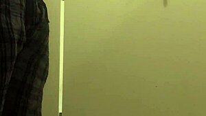 Ebony muscle worship with big daddy