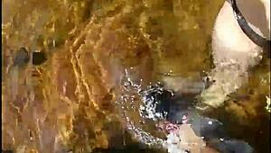 estefii the slut blows and fucks outdoors 😈