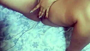 daniela touches herself alone in a quiet moment