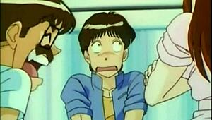 Blonde Anime Chick Rides Cock Before Strapon BDSM