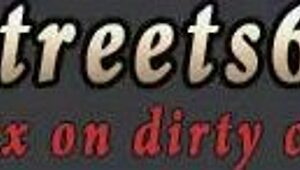 Teen Anya gets rough outdoor creampie