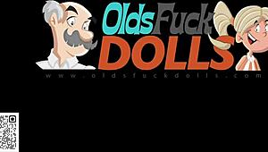 Hey, titta på tonåring 18+ Yenna Love rider gamla farfar Mireck hårt