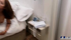 Wow, fucking my latina friend lina jones in the hotel!