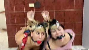 Hogtied Hotties Enjoy Being Bound and Gagged