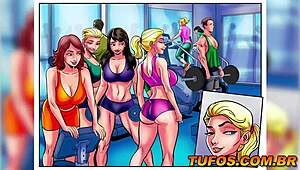 nerd fucks milf in bathroom