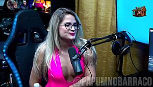 Bruna Carlos Requests Kiss From Ruan, Sparks Doggystyle Fire In Podcast