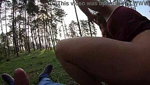 Quick park encounter with goddess donabella