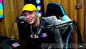 Bruna Carlos Requests Kiss From Ruan, Sparks Doggystyle Fire In Podcast