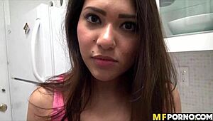 Man, I’m so nervous filming my latina girlfriend fuckin’ POV