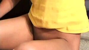 Carina 18 With Rounded Boobs Masturbating In Detailed Amateur Softcore Scene