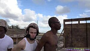 Straight guy moans, 'Time to deal with this new meat in my mouth'