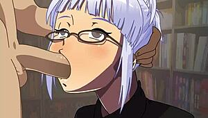 Hey, nak tengok Koga Akemi hisap kontol di perpustakaan? Aksi permainan hentai!