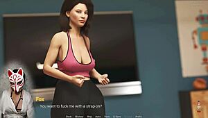 busty milf gets corrupted in the game